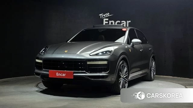 Porsche Cayenne (PO536) 2021 Серебристо-серый из Кореи