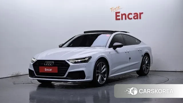 Audi A7 (4K) 2023 Черный из Кореи