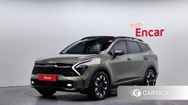 Kia Sportage 5th Generation 2022 Светло-зеленый из Кореи