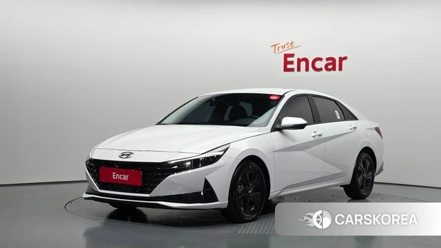 Hyundai Avante (CN7) 2023 Белый из Кореи