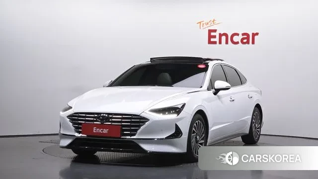 Hyundai Sonata Hybrid (DN8) 2021 Белый из Кореи