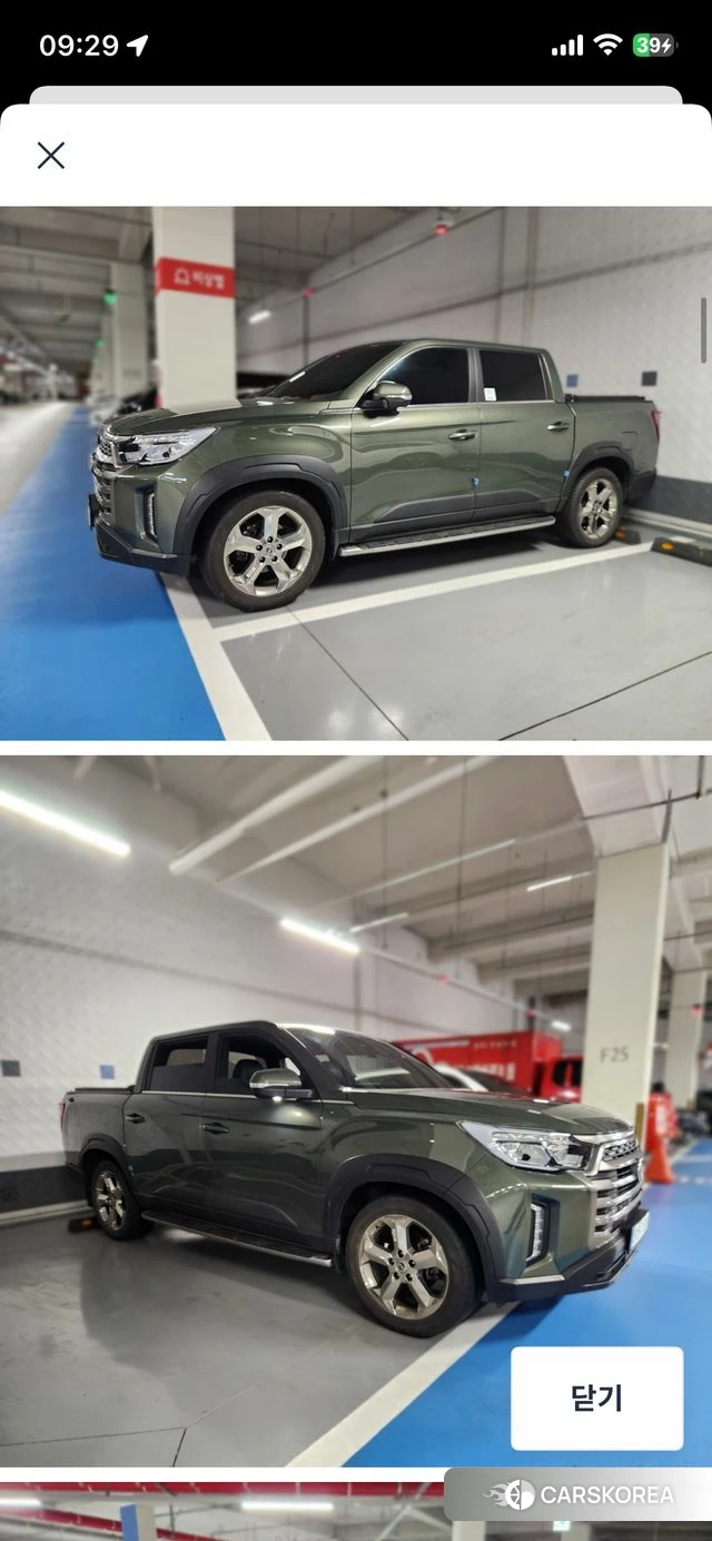 Ssangyong The New Rexton Sport 2021 Зеленый из Кореи