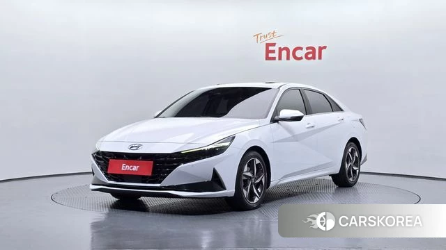 Hyundai Avante (CN7) 2020 Белый из Кореи