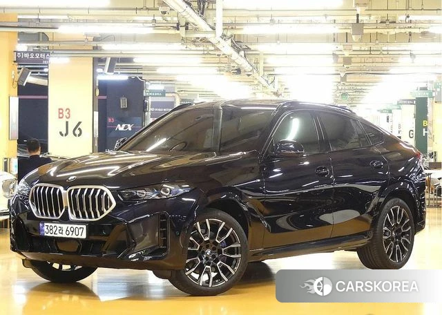 BMW X6 (G06) 2023 Синий из Кореи