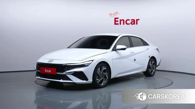 Hyundai The New Avante (CN7) 2023 Белый из Кореи