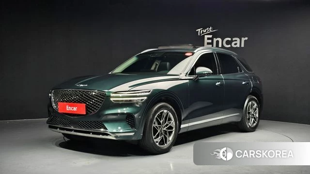 Genesis GV70 2021 Темно-зеленый из Кореи