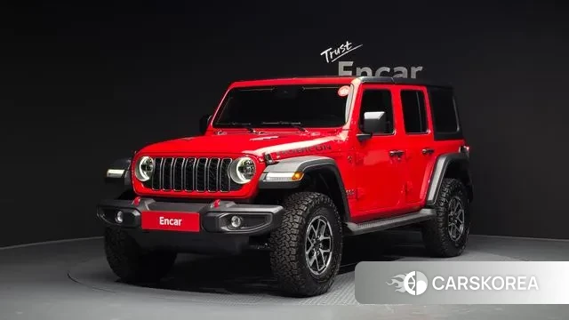 Jeep Wrangler (JL) 2025 Красный из Кореи