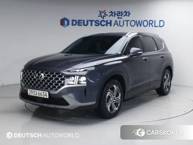 Hyundai The New Santa Fe 2021 Синий из Кореи