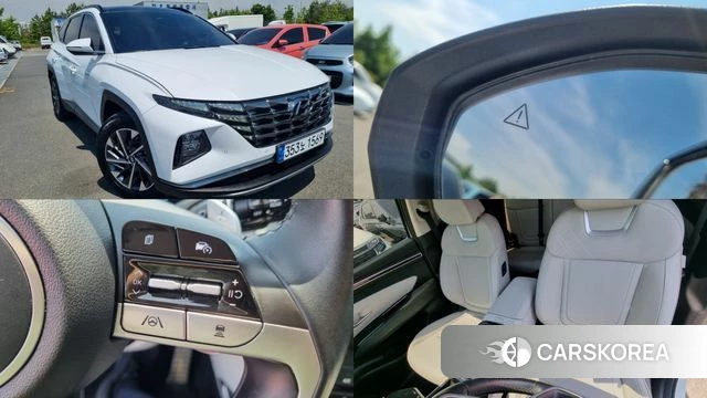 Hyundai Tucson Hybrid (NX4) 2022 Белый из Кореи