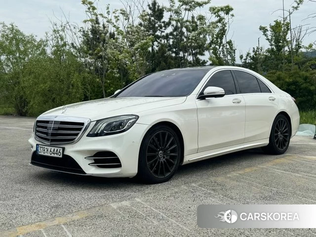 Mercedes-Benz S-Class W222 2020 Жемчужный цвет из Кореи