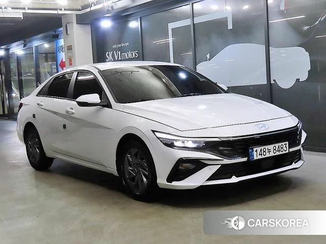 Hyundai The New Avante Hybrid (CN7) 2025 Белый из Кореи