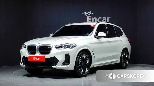BMW iX3 2023 Белый из Кореи