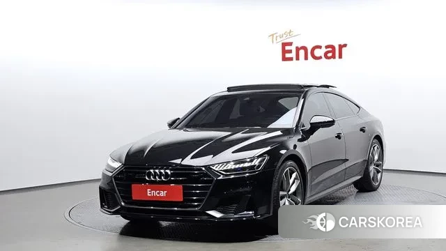 Audi A7 (4K) 2021 Черный из Кореи