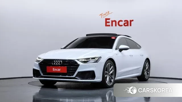 Audi A7 (4K) 2021 Белый из Кореи