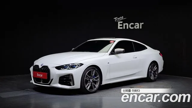 BMW 4 Series (G22) 2023 Белый из Кореи