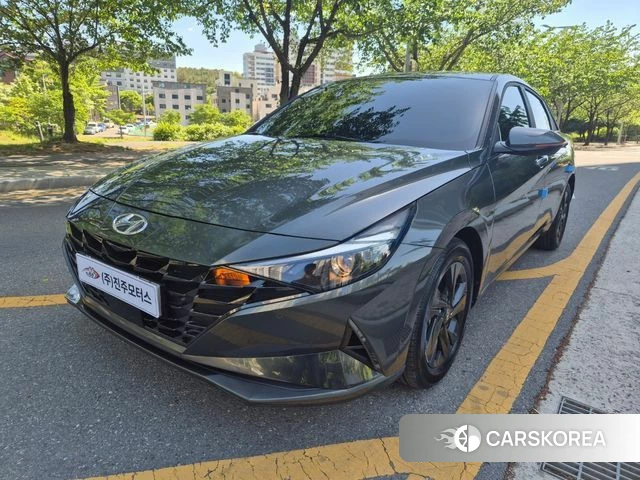 Hyundai Avante (CN7) 2022 Серый из Кореи
