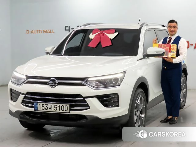 Ssangyong Beautiful Korando 2021 Белый из Кореи