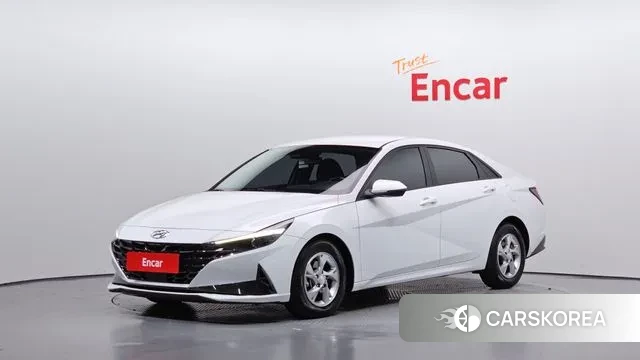 Hyundai Avante (CN7) 2021 Белый из Кореи