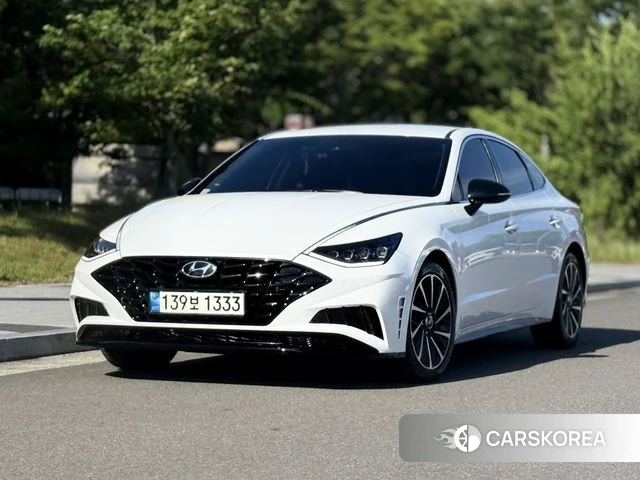 Hyundai Sonata (DN8) 2021 Белый из Кореи