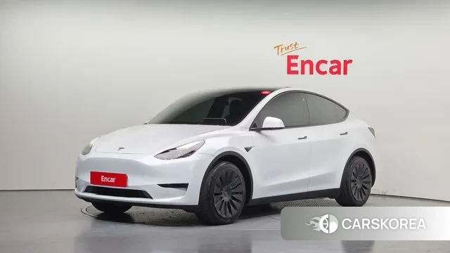 Tesla Model Y 2023 Белый из Кореи