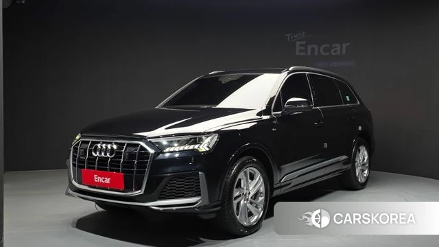 Audi Q7 (4M) 2021 Черный из Кореи
