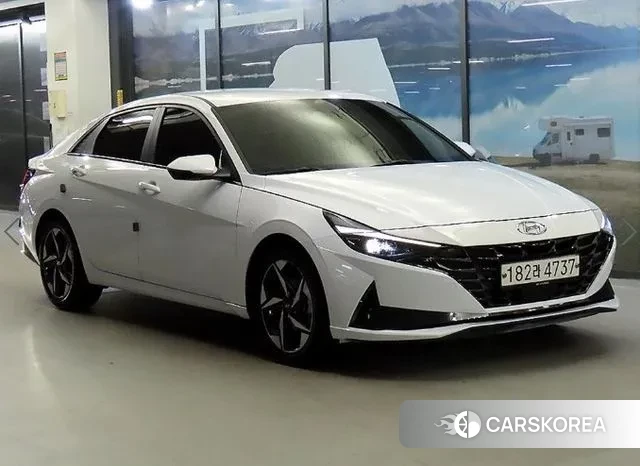 Hyundai Avante (CN7) 2020 Белый из Кореи