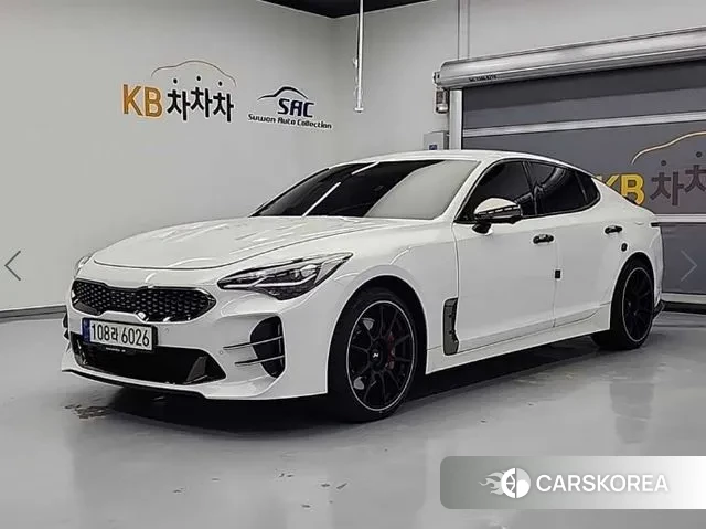 Kia Stinger Meister 2021 Белый из Кореи