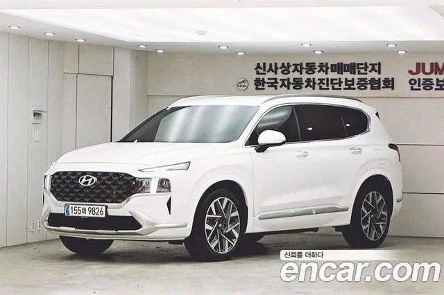 Hyundai The New Santa Fe 2021 Белый из Кореи