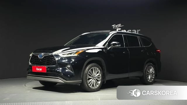 Toyota Highlander 4th Generation 2023 Черный из Кореи