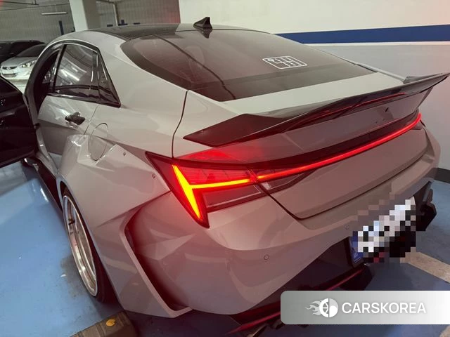 Hyundai Avante (CN7) 2021 Серебристо-серый из Кореи