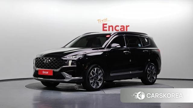 Hyundai The New Santa Fe 2023 Черный из Кореи
