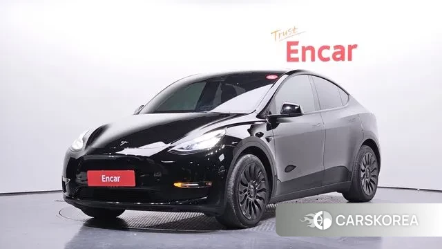 Tesla Model Y 2021 Черный из Кореи