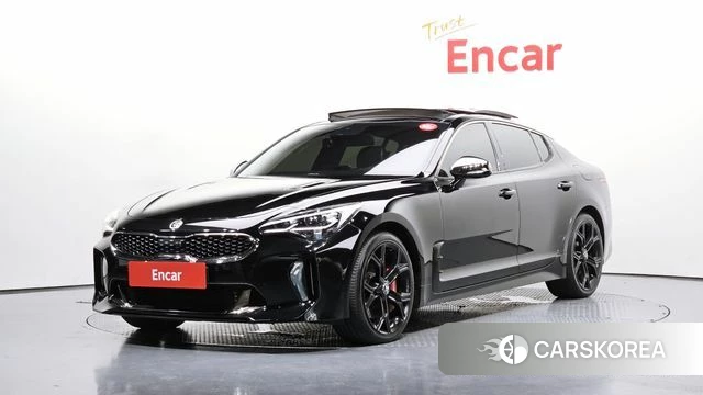 Kia Stinger 2018 Черный из Кореи