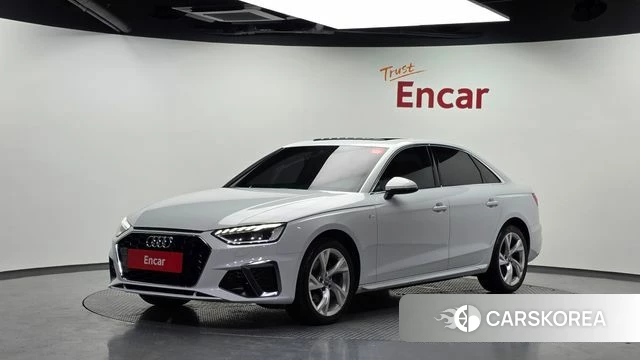 Audi A4 (B9) 2021 Белый из Кореи