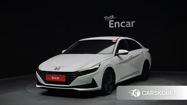 Hyundai Avante (CN7) 2023 Белый из Кореи