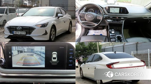 Hyundai Sonata (DN8) 2020 Белый из Кореи
