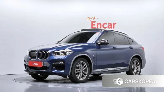 BMW X4 (G02) 2021 Синий из Кореи