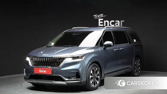 Kia Carnival 4th generation 2022 Небесно-голубой из Кореи