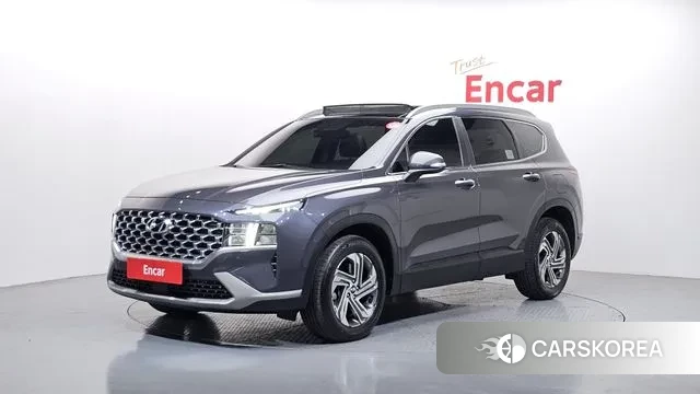 Hyundai The New Santa Fe 2021 Серый из Кореи