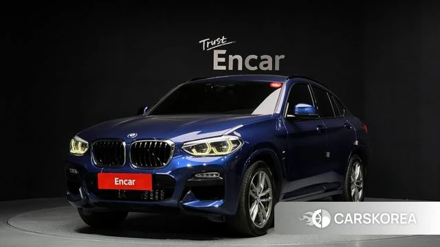 BMW X4 (G02) 2018 Синий из Кореи