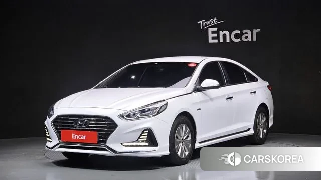 Hyundai Sonata New Rise Hybrid 2019 Белый из Кореи