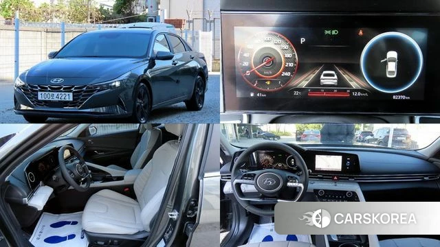 Hyundai Avante (CN7) 2020 Серый из Кореи