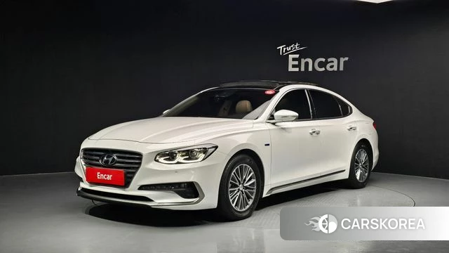 Hyundai Grandeur IG Hybrid 2018 Белый из Кореи