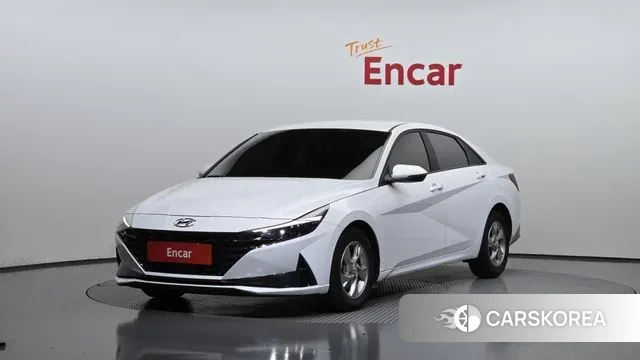 Hyundai Avante (CN7) 2021 Белый из Кореи