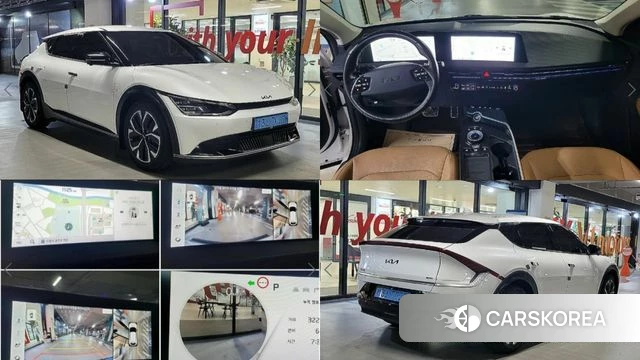 Kia EV6 2022 Жемчужный цвет из Кореи