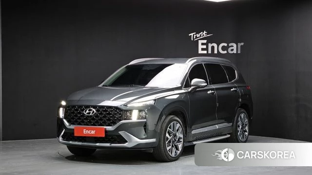 Hyundai The New Santa Fe 2021 Серый из Кореи