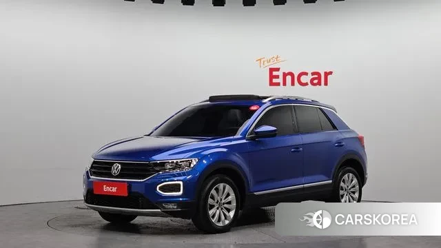 Volkswagen T-Roc 2021 Синий из Кореи