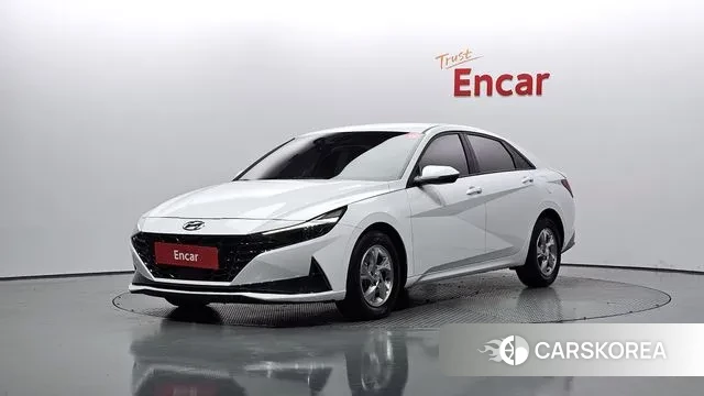 Hyundai Avante (CN7) 2021 Белый из Кореи