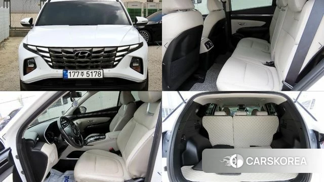 Hyundai Tucson (NX4) 2023 Белый из Кореи
