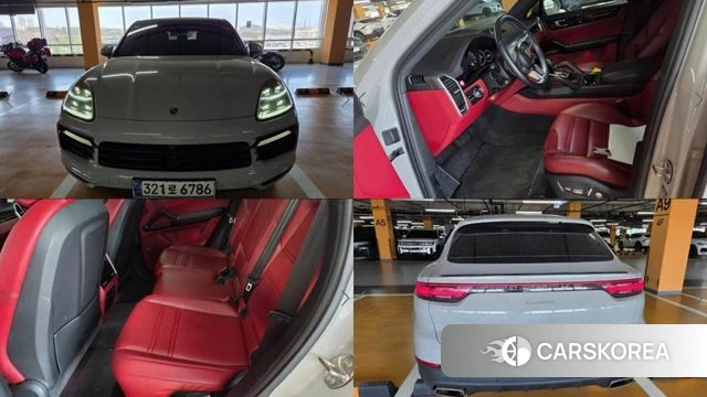 Porsche Cayenne (PO536) 2021 Серебристо-серый из Кореи